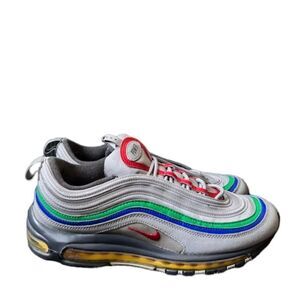 Nike Air Max 97 Nintendo 64 Shoes Grey Green Blue Men’s Size 8.5
